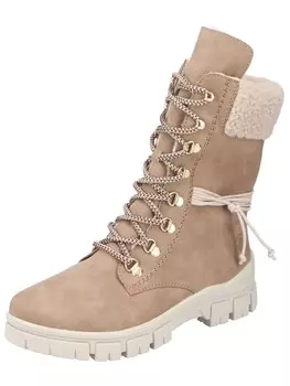 Ботильоны на шнуровке Rieker, цвет Cappuccino