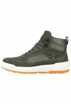 Ботильоны на шнуровке Rieker EVOLUTION, хаки schwarz moor