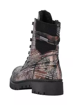 Ботильоны на шнуровке Rieker, коричневый