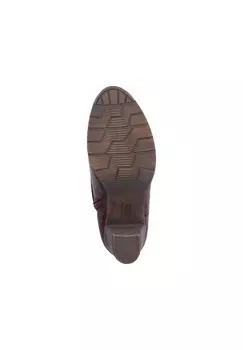 Ботильоны на шнуровке Rieker, красный