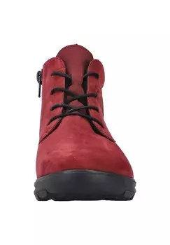 Ботильоны на шнуровке Rieker, красный