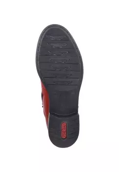 Ботильоны на шнуровке Rieker, красный