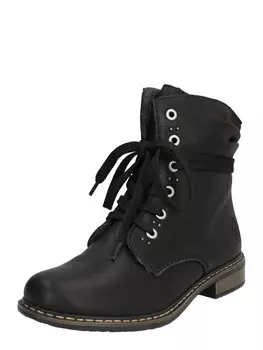 Ботильоны на шнуровке Rieker Lace-Up Ankle Boots, черный