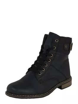 Ботильоны на шнуровке Rieker, ночной синий