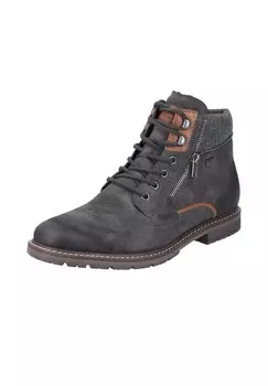 Ботильоны на шнуровке Rieker, серый
