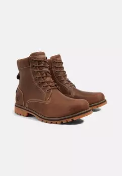 Ботильоны на шнуровке RUGGED Timberland, темно-коричневый