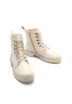 Ботильоны на шнуровке RYKO, бежевый