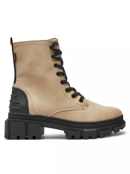 Ботильоны на шнуровке s.Oliver, бежевый