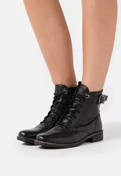 Ботильоны на шнуровке s.Oliver, черный