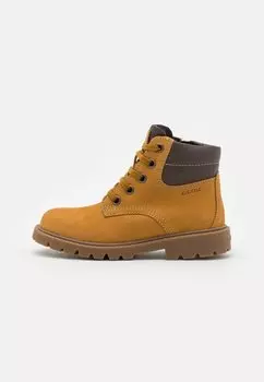 Ботильоны на шнуровке Shaylax Unisex Geox, цвет yellow/brown