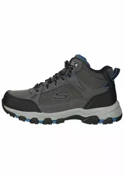 Ботильоны на шнуровке Skechers, grau gry