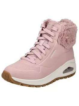Ботильоны на шнуровке SKECHERS Lace-Up Ankle Boots, светло-розовый