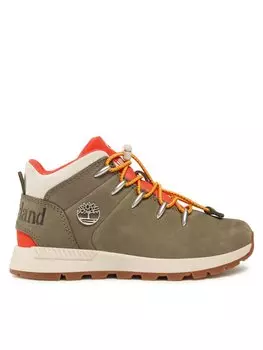 Ботильоны на шнуровке Sprint Trekker Mid Timberland, зеленый