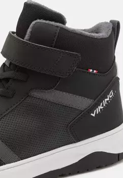 Ботильоны на шнуровке SQUAD WARM WP UNISEX Viking, черный