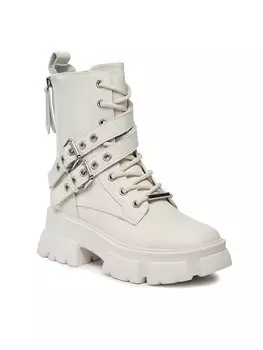 Ботильоны на шнуровке Steve Madden, экрю