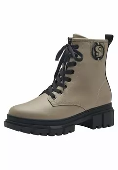 Ботильоны на шнуровке STIEFELETTE s.Oliver, бежевый