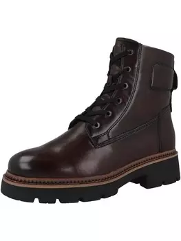 Ботильоны на шнуровке Tamaris Lace-Up Ankle Boots, темно-коричневый