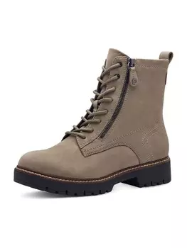 Ботильоны на шнуровке Tamaris Lace-Up Ankle Boots, серо-коричневый