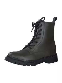 Ботильоны на шнуровке Tamaris Lace-Up Ankle Boots, цвет fir