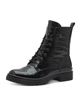 Ботильоны на шнуровке Tamaris Lace-Up Ankle Boots, черный
