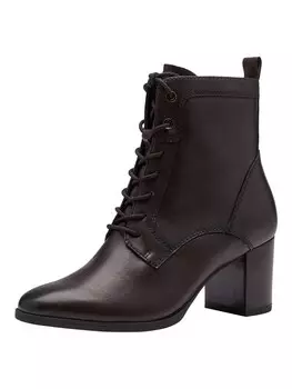 Ботильоны на шнуровке Tamaris, темно коричневый
