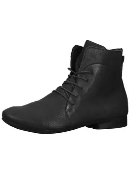 Ботильоны на шнуровке THINK! Lace-Up Ankle Boots, темно-серый