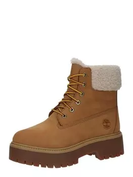 Ботильоны на шнуровке TIMBERLAND, цвет Caramel