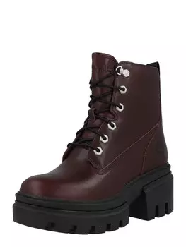 Ботильоны на шнуровке Timberland Everleigh, бордо