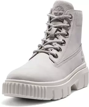 Ботильоны на шнуровке TIMBERLAND Lace-Up Ankle Boots Greyfield, светло-серый