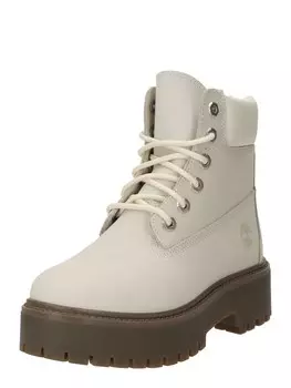 Ботильоны на шнуровке TIMBERLAND, натуральный белый