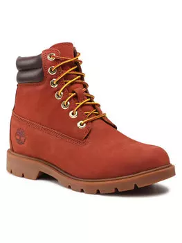 Ботильоны на шнуровке Timberland, оранжевый