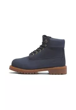 Ботильоны на шнуровке Timberland, темно-синий нубук Timberland Premium