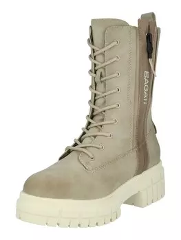 Ботильоны на шнуровке TT. BAGATT Tonic, серо-коричневый