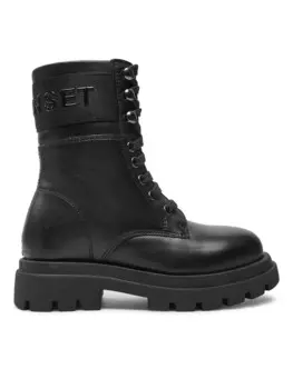 Ботильоны на шнуровке TWINSET, черный