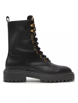 Ботильоны на шнуровке TWINSET, черный