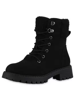 Ботильоны на шнуровке Van Hill Lace-Up Ankle Boots Harper, черный