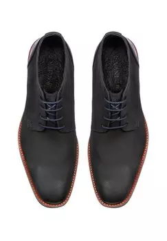 Ботильоны на шнуровке Van Lier, черный