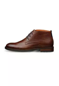 Ботильоны на шнуровке Van Lier, цвет cognac brown