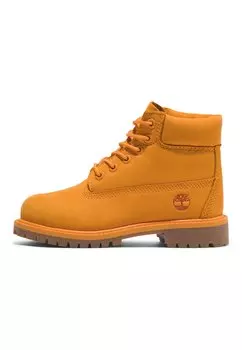 Ботильоны на шнуровке WATERPROOF Timberland, цвет dark cheddar