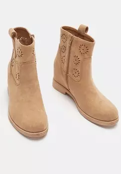 Ботильоны на танкетке Bata, бежевый