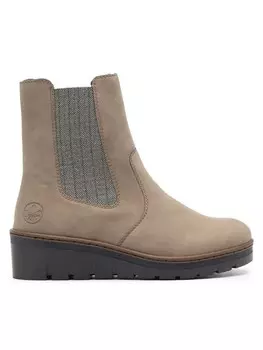 Ботильоны на танкетке Rieker, бежевый