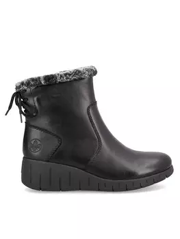 Ботильоны на танкетке Rieker, черный