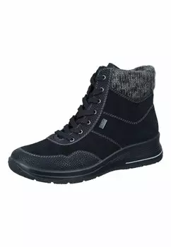 Ботильоны на танкетке Rieker, черный