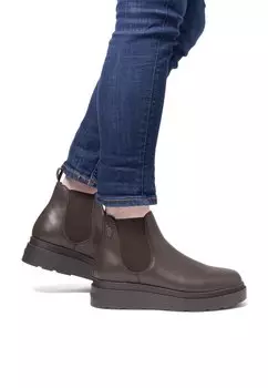 Ботильоны на танкетке U.S. Polo Assn., темно-коричневый