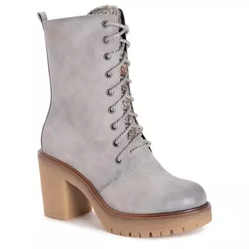 Ботильоны на толстом каблуке с утолщением Muk Luks, grey