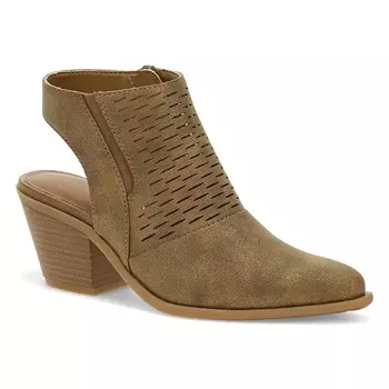 Ботильоны на толстом каблуке Yangley Baretraps, gold