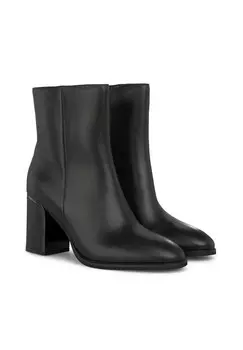 Ботильоны на высоком каблуке CON PUNTERA REDONDEADA CON TACN TIPO BLOQUE Y CIERRE CON CREMALLERA Alma en Pena, черный