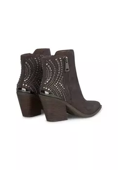 Ботильоны на высоком каблуке CON TACN TIPO BLOQUE Y CIERRE CON CREMALLERA Alma en Pena, темно-коричневый