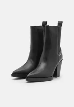 Ботильоны на высоком каблуке GORE BOOT KARL LAGERFELD, черный