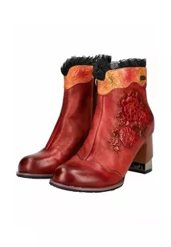 Ботильоны на высоком каблуке LAURA VITA, красный